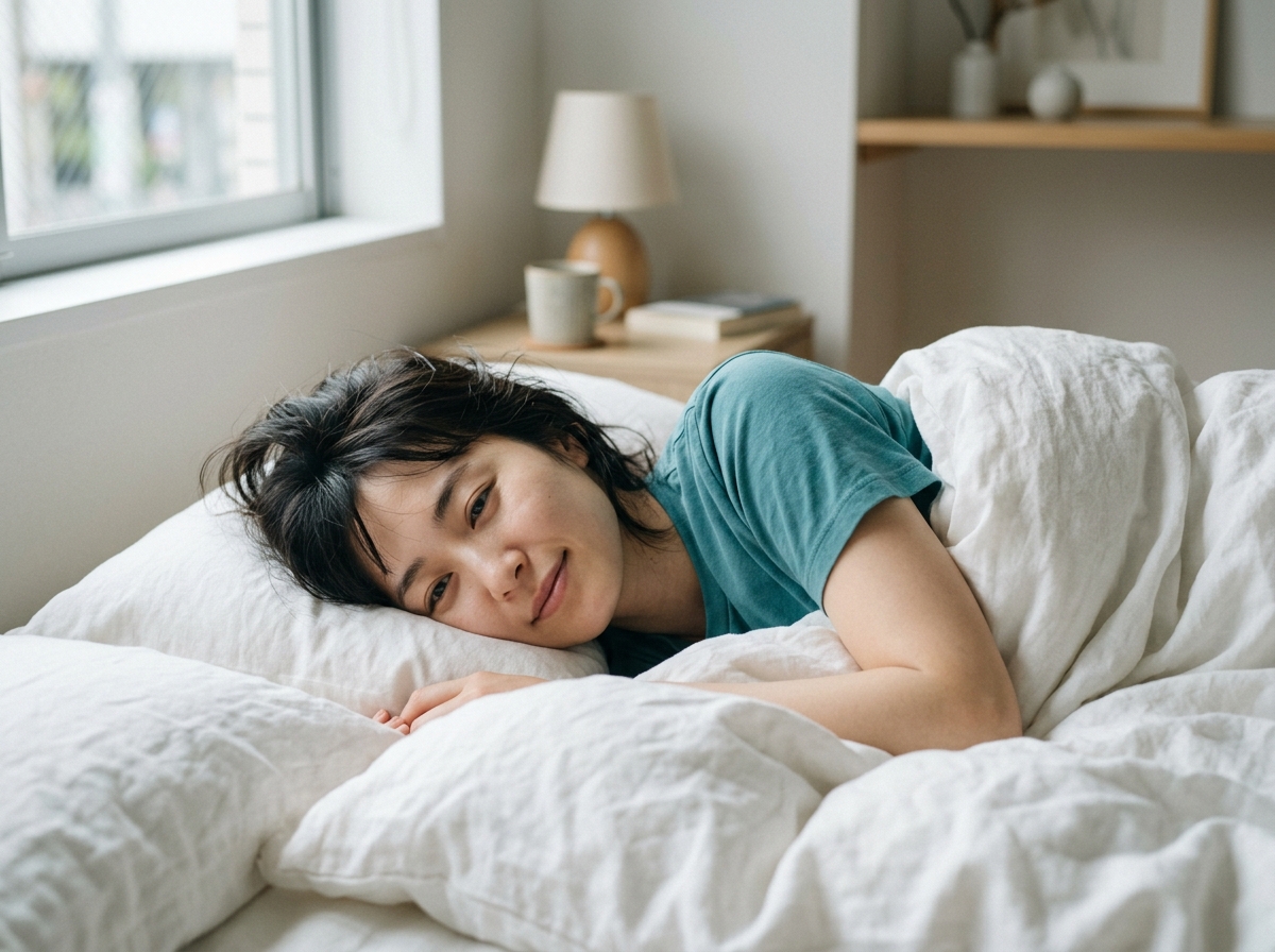 早番の朝、眉に追われず数分長く眠れる。