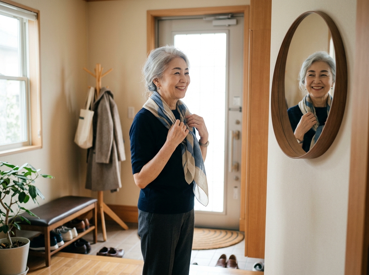 朝、鏡の前で迷わない。すっと身支度して、軽やかに出かけられる。