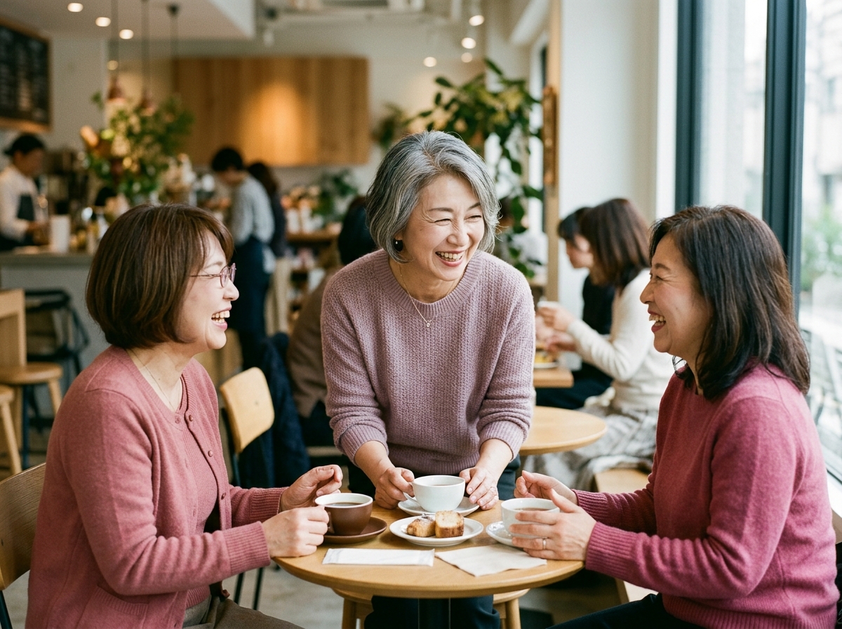同窓会も、お呼ばれも、自分から前に出られる。