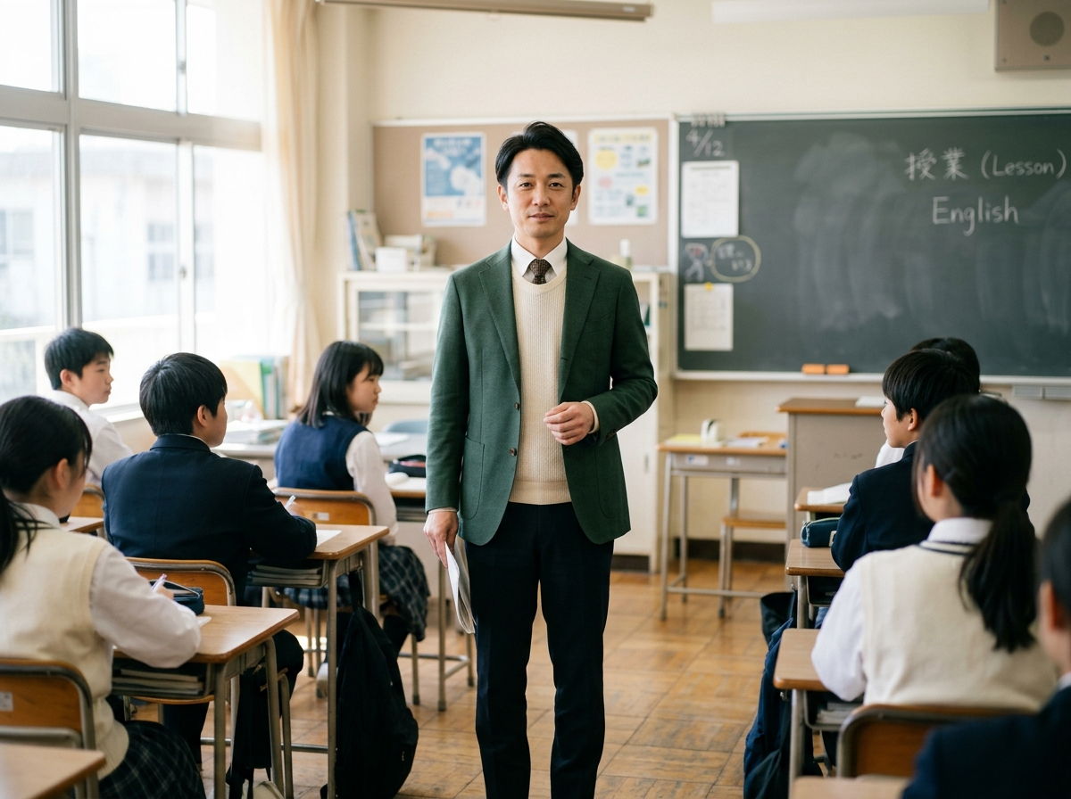 教壇に立った最初の数秒、“この人なら”と受け取ってもらえる