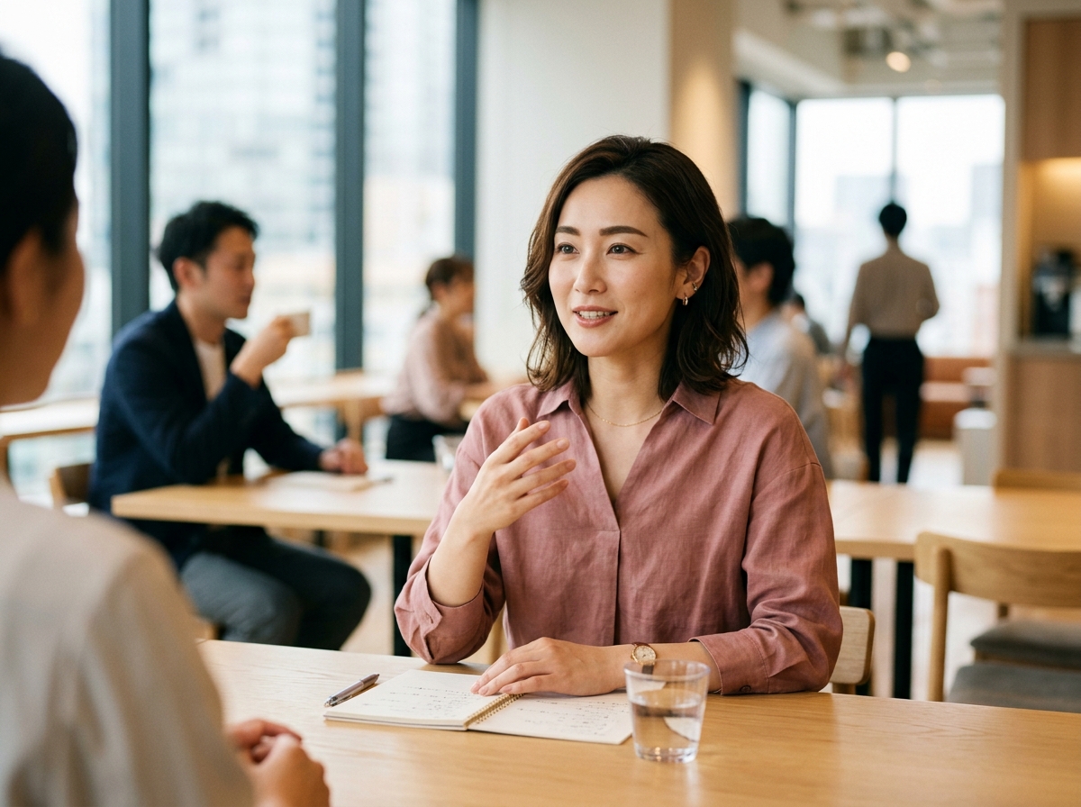 商談でもプレゼンでも、第一印象に迷いなく臨める。