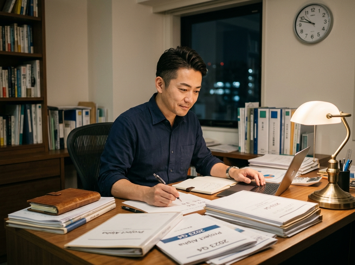 繁忙期の追い込みでも、疲れ顔に足を引っ張られない