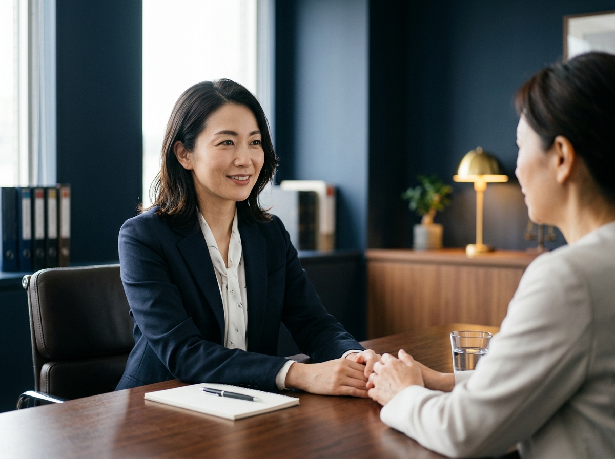 初回相談で、まず“任せられる人”として座れる