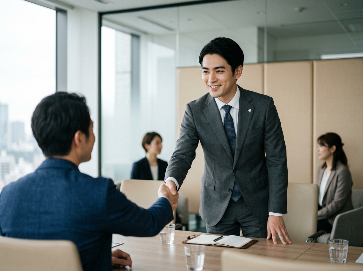 商談や面接で、まず“清潔感がある人”として見られる