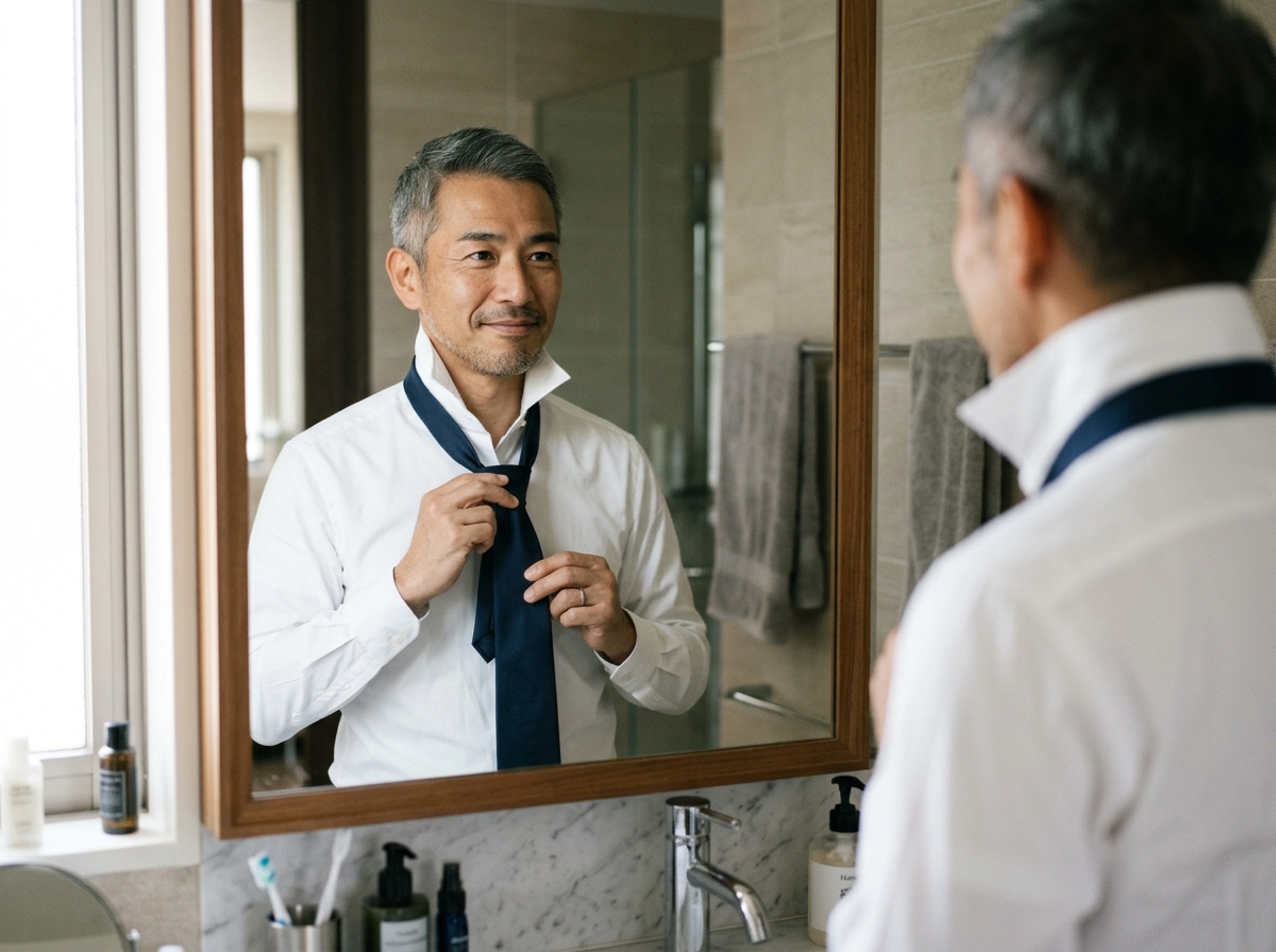 朝、鏡の前で「今日もいける」と思える