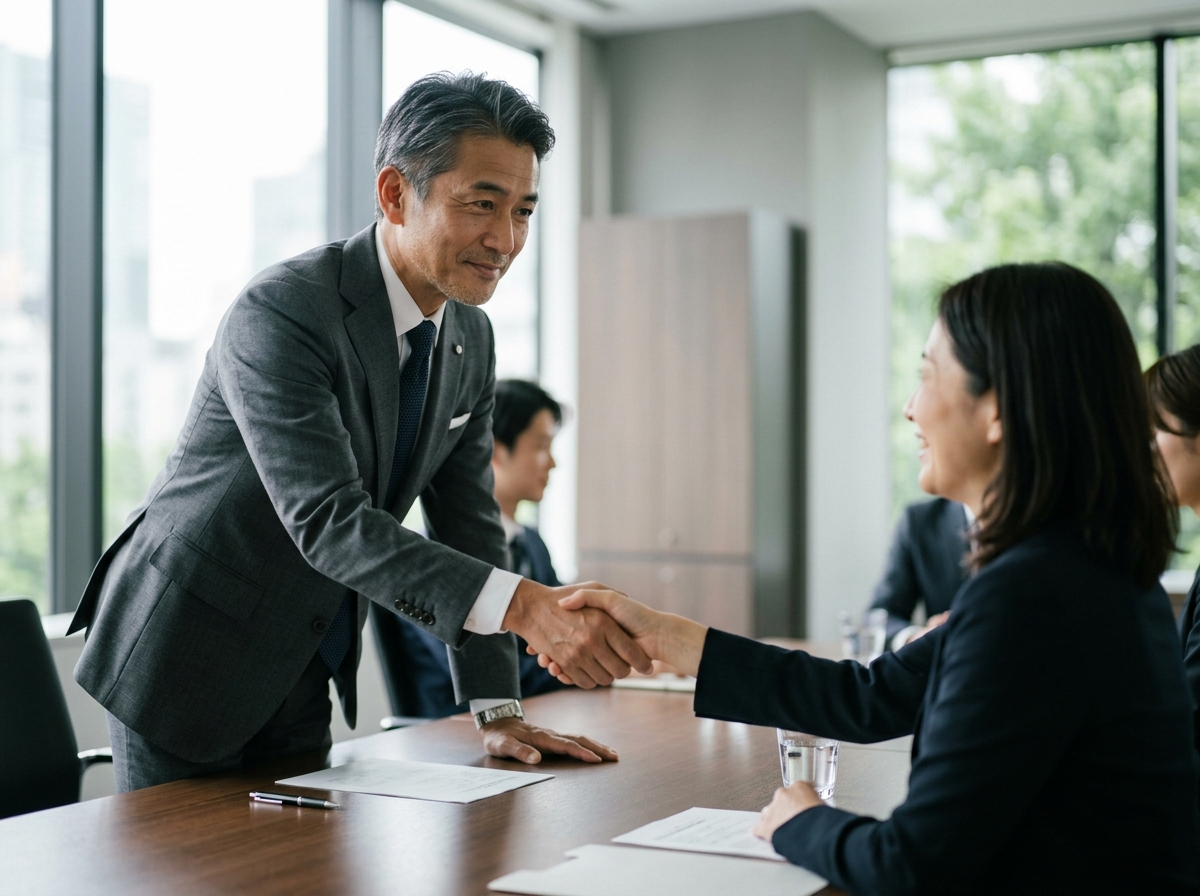商談の第一印象で、清潔感が味方になる