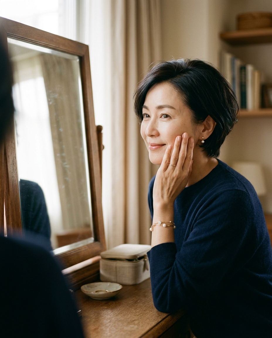 若づくりではなく、25年が育てた品を引き立てる。やったことが、消えるくらい自然に。