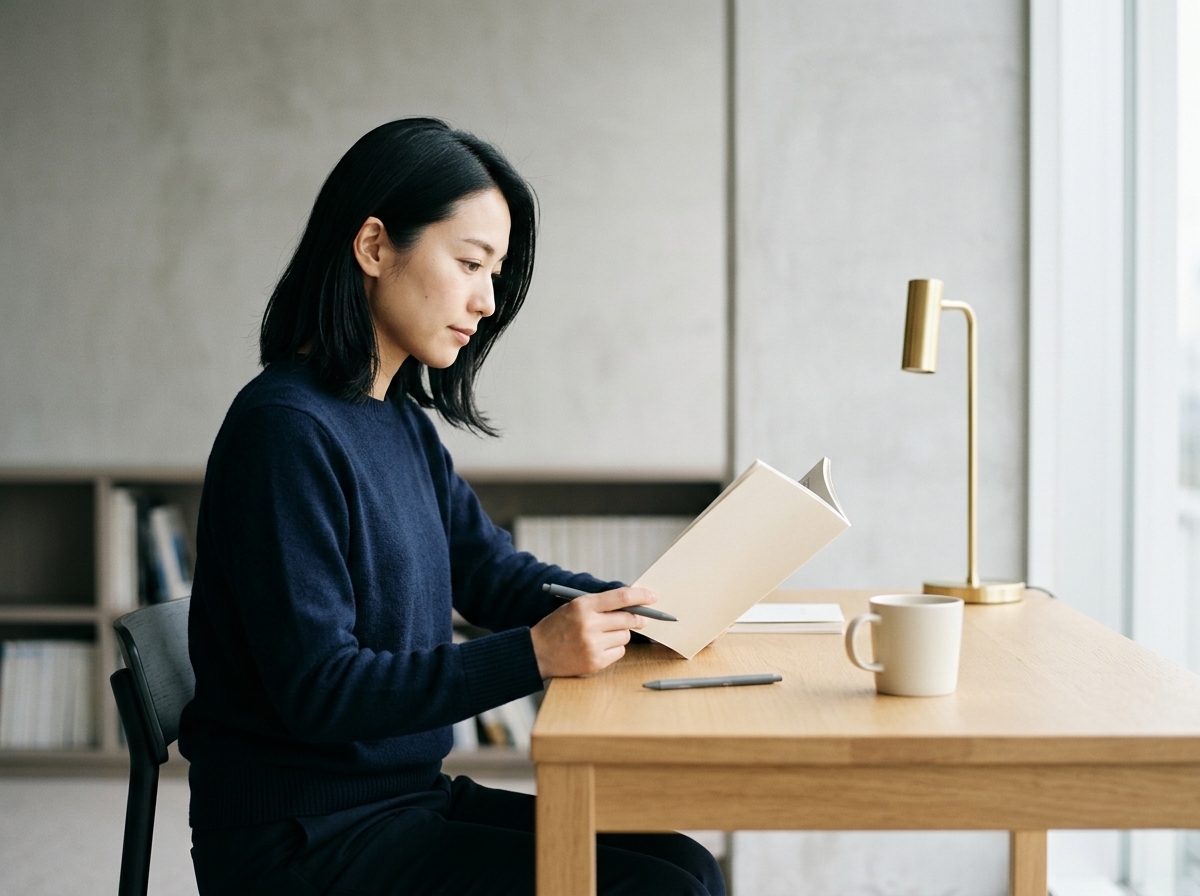資料を読み込み、自分の物差しを持って臨む