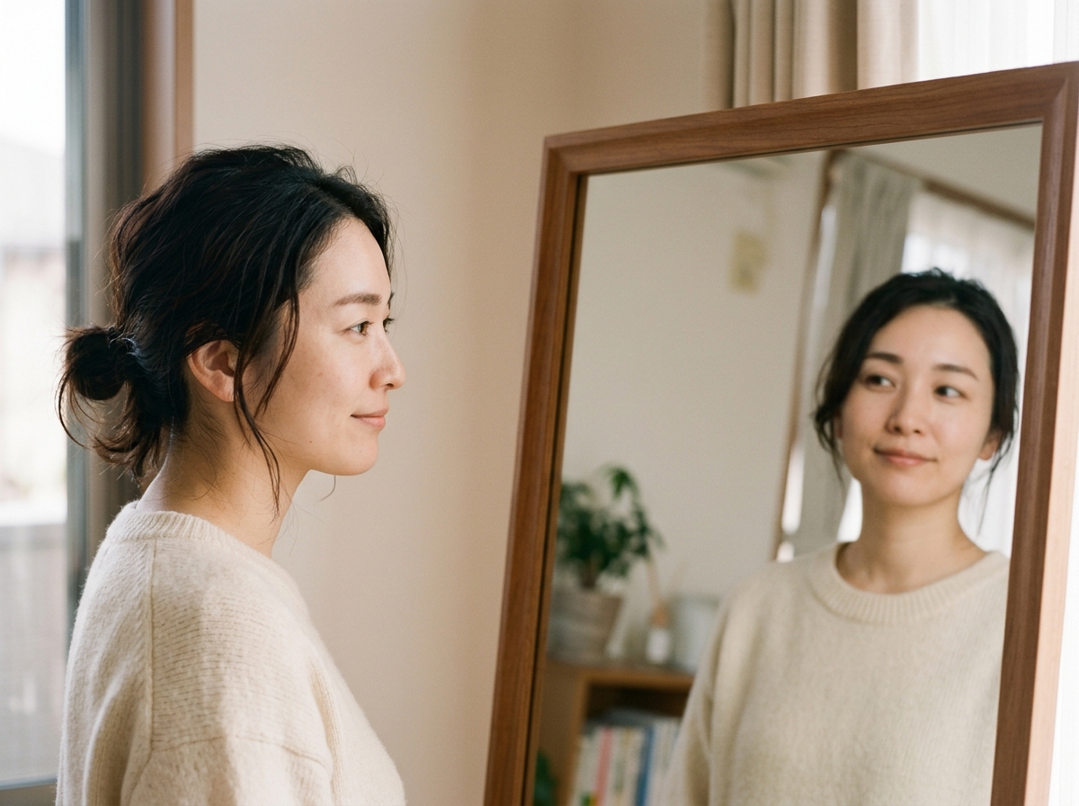 ふと鏡を見たとき、“わたし”がちゃんといる安心感。