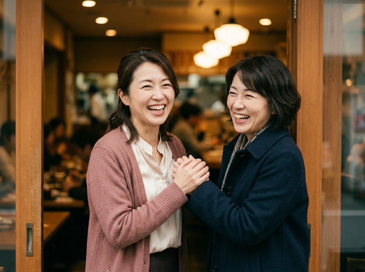 再会の瞬間、「変わらないね」と笑い合える。
